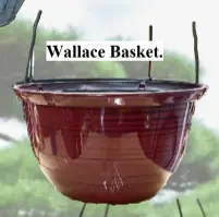 [SHBRWBR] 12" Wallace Basket Bamboo Ruby